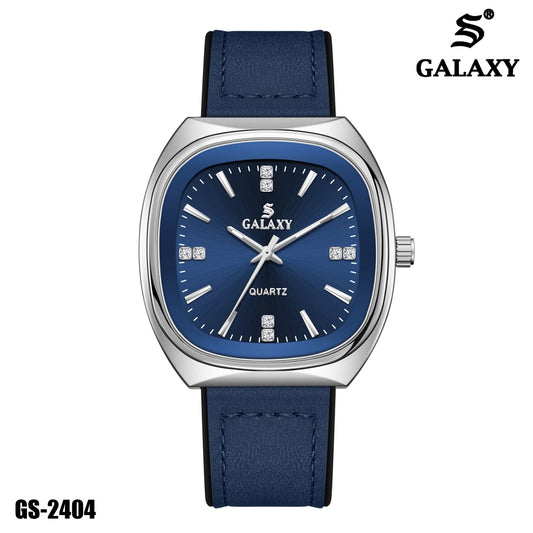 S Galaxy GS-2404 men's watch - Silver Blue