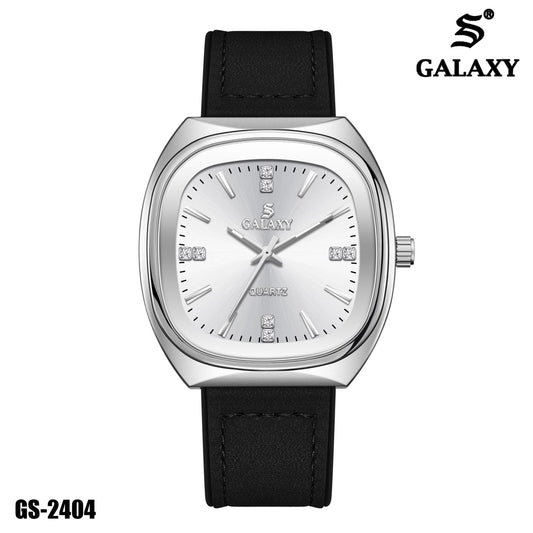 S Galaxy GS-2404 men's watch - Silver White
