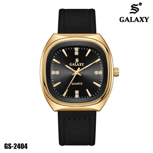 S Galaxy GS-2404 men's watch - Gold Black