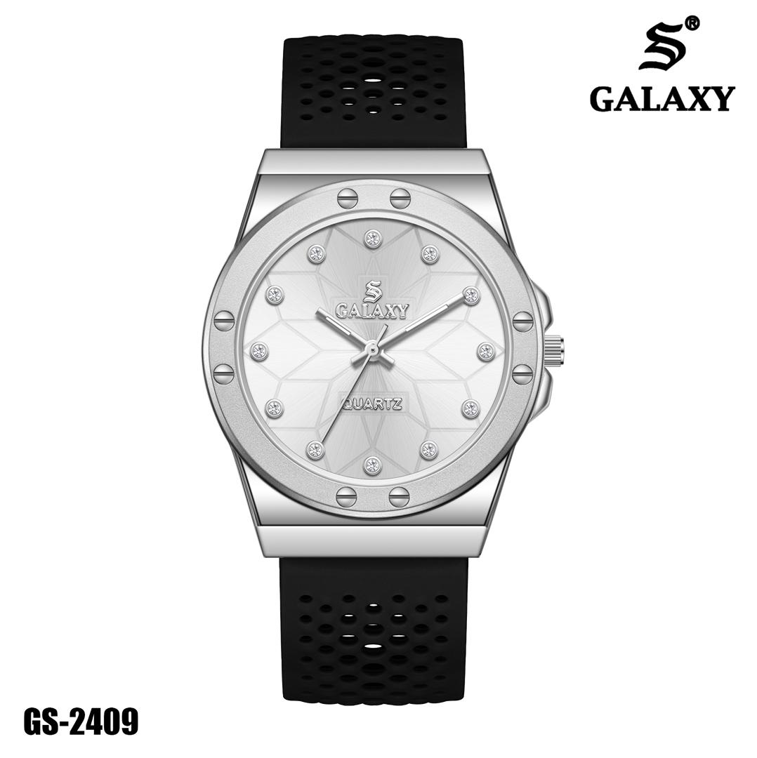 S Galaxy GS-2409 unisex watch - Silver White