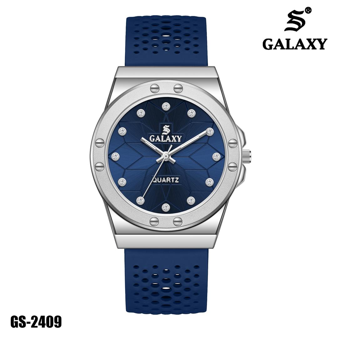 S Galaxy GS-2409 unisex watch - Silver Blue