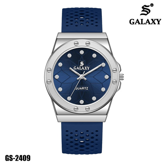 S Galaxy GS-2409 unisex watch - Silver Blue