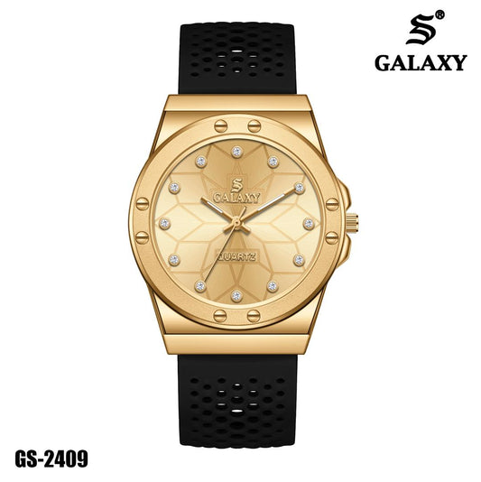 S Galaxy GS-2409 unisex watch - Full Gold